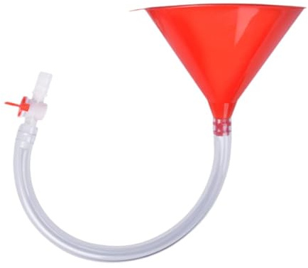 predolo Embudo de Cerveza con Válvula, a Prueba de Fugas, Multiusos, Resistente, Compacto para Juegos de Cerveza, Fiestas Universitarias Y Cumpleaños, Tubo Sinle, Individual
