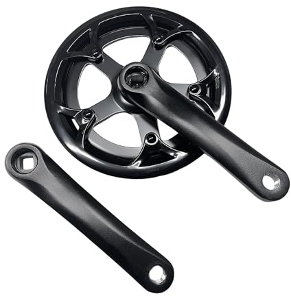 Asyduey 42T Foling Fahrradkurbelgarnitur Rennrad 152MM Kurbelgarnitur Hohlzahnplatte Fahrradkettenrad Fahrradersatz Ersatzteile Zubehör Fahrrad