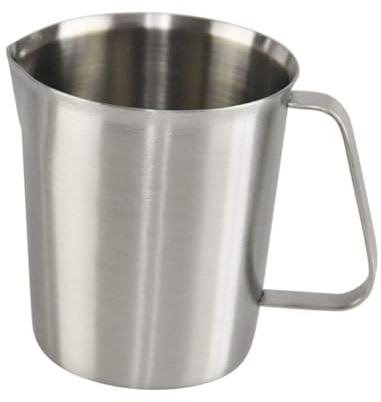 Cabilock 1pezzi Teiera in Acciaio Resistente Bilancia Misurino Versatile Per Caffè Latte Tè Frullati e Bevande Tazza Per Caffè Beccuccio