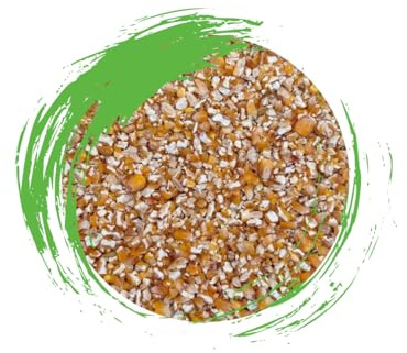 Warnick's Geflügelfreude Mais gebrochen - 5 kg im Eimer | Für Geflügel, Vögel, Wildtiere & Pferde - Energiereiches Futtergetreide - Naturbelassen & schmackhaft