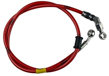 Sistema frenante in acciaio rinforzato tubo freno flessibile coperture in gomma ad alta resistenza alla compressione facile da montare cavo freno
