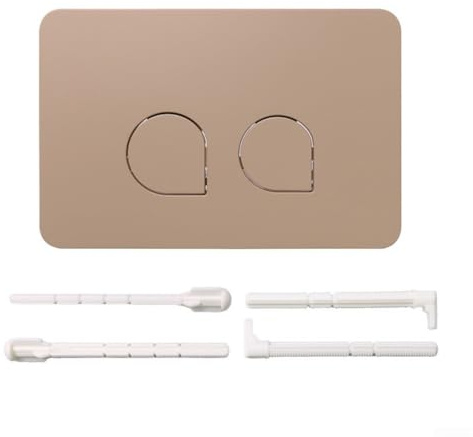 WC-Druckplatte, WC-Spülplatten-Kits, WC-Doppelspültaste, kompatibel mit Geberit für Sigma-all, UP300 und UP320 Wassertanks, Betätigungsplatten Doppelspülung (Khaki)