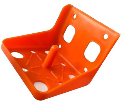 Zhangpu Vieh-Salzblockhalter, Langlebiges Futtertablett für Rinder, Schafe, Ziegen, Verdicktes Design für Salzziegelkasten, Ideal für Weiden, Bauernhöfe, 6,69 X 6,50 X 5,51 Zoll (Leckstein-Box