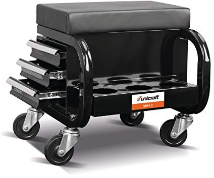 Unicraft Werkstatthocker, Montagehocker MH-S 3 (mit Schubfächern, bis 120 kg, 367 x 400mm) 6201903
