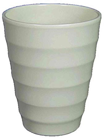 INNA-Glas Tiesto para orquídeas, cerámica, Crema, 17cm, Ø14cm