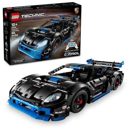 LEGO Technic Porsche GT4 e-Performance Race Car Toy, Remote Control Car with Authentic Details, Interactive Model Porsche Gift for Kids Ages 10 and Up Who Love Luxury Vehicles, 42176