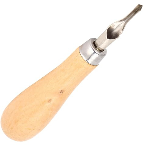 Premium Linoleum Cutter Set, Woodworking Sculpting and Engraving Knife for DIY Art & Craft Projects, Stamp Carving and Printmaking, Includes 5 Versatile Cutting Blades