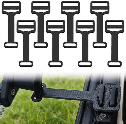 8 supporti per finestre per roulotte, supporti regolabili per finestre di camper, apertura sicura per migliorare la circolazione dell'aria, adatti per chiavistelli standard/maggior parte delle