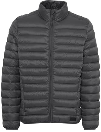 BLEND Nils Chaqueta Acolchada De Plumas Cazadora de Entretiempo para Hombre con Cuello Alto, tamaño:XL, Color:Ebony Grey (75111)