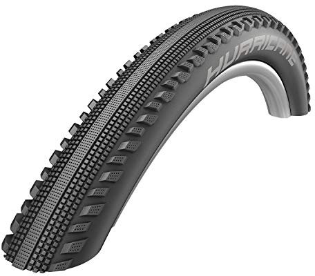 Schwalbe Fahrradreifen Hurricane – Allrounder Reifen 28x1,60 Zoll, 42-622 – All Terrain Reifen für MTB, Trekking Rad & e Bike - Wired Typ – ADDIX Performance – RaceGuard