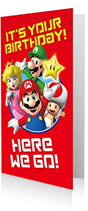 Danilo Promotions LTD Super Mario Geburtstagskarte