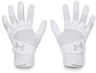 Under Armour Dam Motive Softball handskar, (100) vit/vit / halo grå, Large