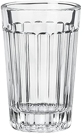 Nordring Retro Allzweckgläser Wassergläser dickwandige Gläser Vintage spülmaschinenfeste Trinkgläser Pepe 8,7 cm hoch, transparent, Glas, fasst ca. 100 ml