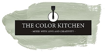 Livingwalls THE COLOR KITCHEN helle Wandfarbe - Malerfarbe für Wohnzimmer und Schlafzimmer - matte Innenfarbe in Grün - 5l Deckfarbe in TCK4003