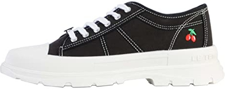 Le Temps des Cerises - Lina Black l - Noir - Taille 37 - Chaussures Basses Toile