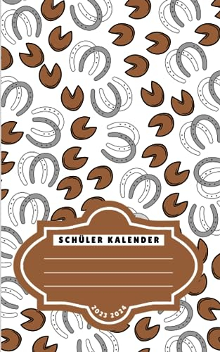 Schülerkalender 2023/24 Pferd: Für schüler mädchen jungen - 1 tag 1 seite - von August 23 bis Juli 24 - Hausaufgabenheft grundschule gymnasium oberstufe universität