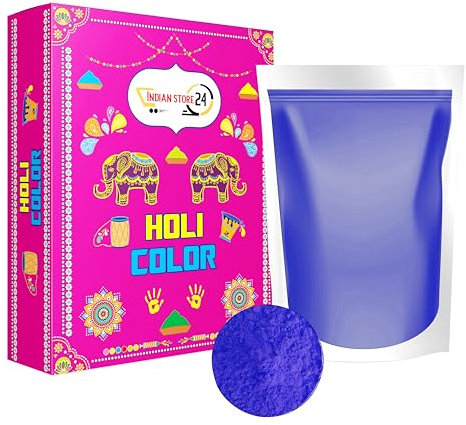 Dunkel lila 1kg Holi Gulal Pulver wasserlöslich Natural festival baby shower Fotoshooting Rangoli Colors Regenbogen powder holy farbbeutel glitzer Farbpulver foto