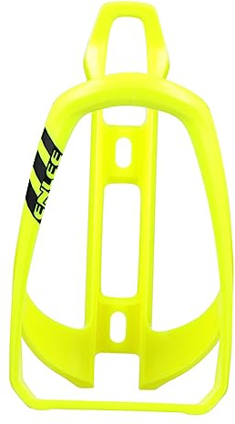 WHAMVOX Bike Water Bottle Cage and Kettle Frame, Fluorescent Yellow Plastic Water Cup Stand, Lightweight Bike Accessories for Road and Mountain Cycling