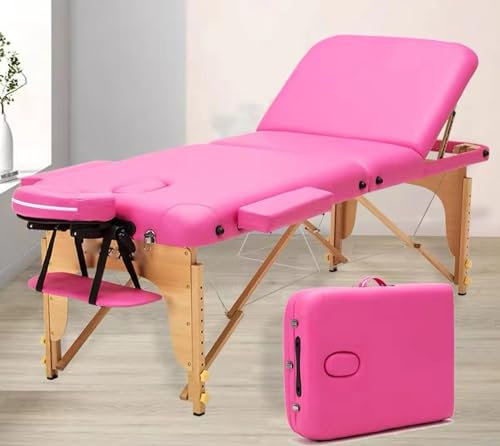 Tragbare professionelle Massageliege aus Holz mit anpassbarem hydraulischem Klapp-Massagebett