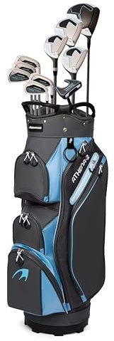 Benross Athena Lot de 2 clubs de golf complets pour femme Driver, bois de parcours, hybrides, fers et putter, main droite – Ensemble complet de golf pour femme – Driver, bois de parcours, hybride