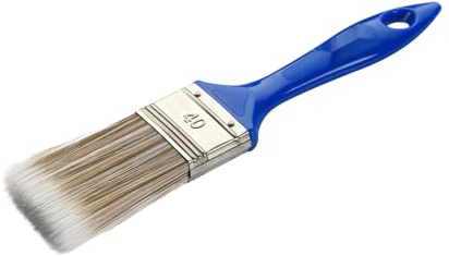 Paletina Triple sintética 50 mm con Mango plástico, Ideal para aplicar Pinturas y Barnices en Superficies Lisas y de difícil Acceso.