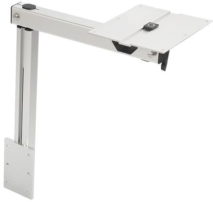 EBTOOLS Rotatable Aluminum Table Leg for RVs, Yachts, and Motorhomes - 360° Rotation & Space-Saving Design (Silver)