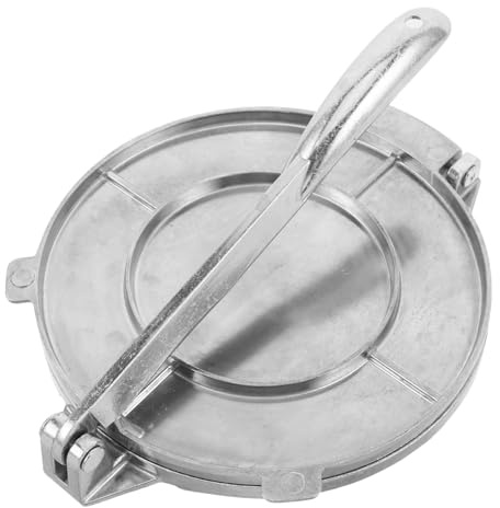 Cabilock Prensa Manual Para Tortillas y Empanadas 16 Cm Acero Resistente Antideslizante Para Cocina Doméstica Herramienta Versátil Para Masa De Albóndigas y Perogies