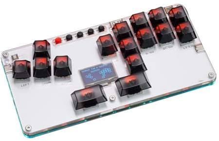 Opatiny Clavier de jeu sans joystick pour PC/Switch/PS4/appareils de jeu