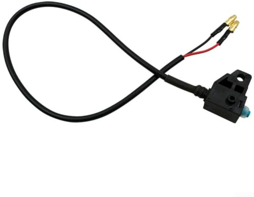 Lot de 2 interrupteurs de feu de frein gauche et droit pour scooter, cyclomoteur, pour Honda, Suzuki, pour VTT, noir, 22 cm