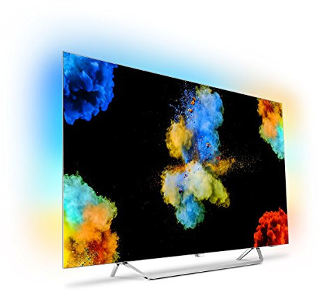 Philips 55POS9002 Smart TV da 55'' OLED, 4K Razor-Slim, Ambilight, Powered by Android