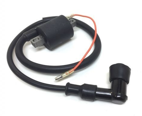 Zündspule mit Zündkabel & Kerzenstecker passend für Aerox, MBK Nitro 50, Adly, Aprilia Amico, Area 51, Gulliver, Leonardo u. v. m. – außenliegende CDI-Zündspule für 2T/4T Roller