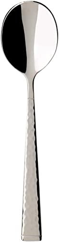 Villeroy & Boch Blacksmith Espressolöffel 6 Stück Nr. 1263870180 und 4er Set EKM Living Edelstahl Strohhalme