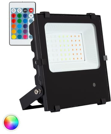 LEDKIA LED- Fluter 30W 135 lm/W IP65 HE PRO RGB Dimmbar RGB