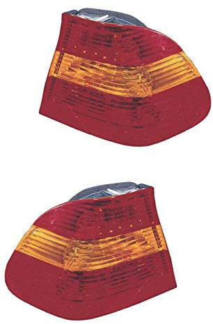Rückleuchte Heckleuchte Set links & rechts rot P21W P21/5W ohne Lampenträger für Model 3er E46