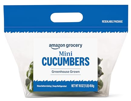 Amazon Grocery, Mini Cucumbers, 16 Oz