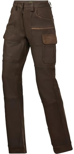 Parforce Damen Lederhose Prestige Full-Bull Braun/Dunkelbraun, 44