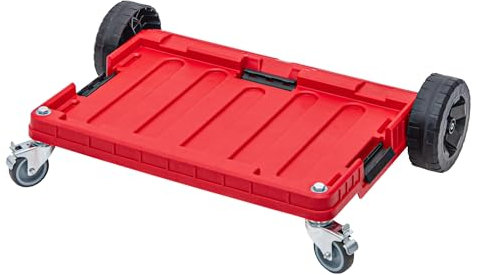 Toolbrothers RHINO XXL mobiler Transportroller ULTRA Standard Rollbrett mit Schwenkrädern aus Metall und Bremse