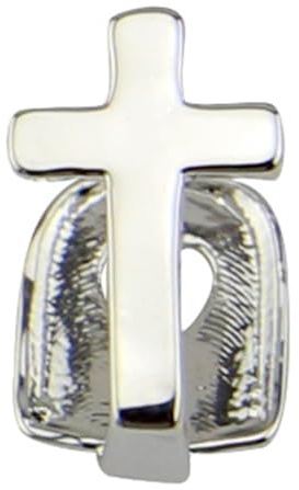 Hip Silver/Golden Single Top and Bottom Grills, Fashion Cross Design Tooth Grills for Men and Women