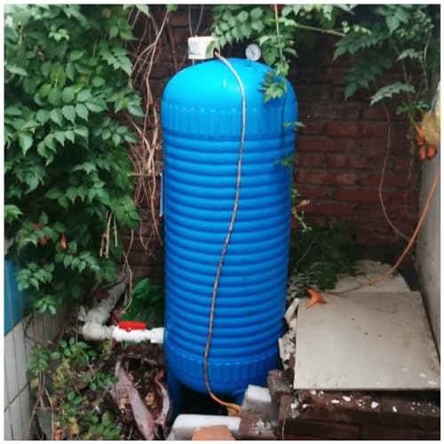 Pressure Tank Garten Wasserdruckbehälter Mit Entlüftungsventil, Brunnentanks Mit Druckbeaufschlagung 13 15 26 31 39 52 79 Gallonen, Blau Wasserspeicherblase(Size:31gal/120L-115x38cm/45.3x15in)