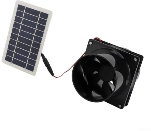 Solarbetriebener Ventilator für Rohrbelüftung, 10 W, 12 V, umweltfreundliches Design