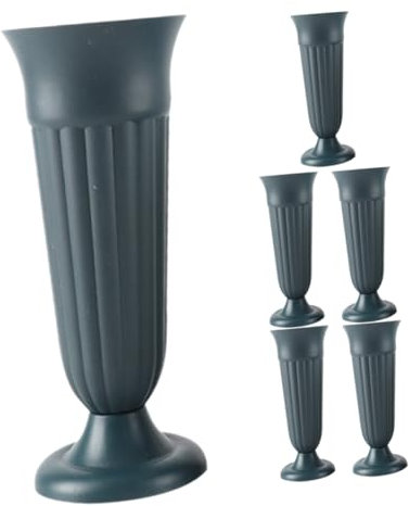 Supvox 6stücke Friedhofsvase Grabkranzhalter Kunststoff Blumentopf Für Außen Garten Gedenkvase Blumenbehälter Für Gräber Blumendekoration