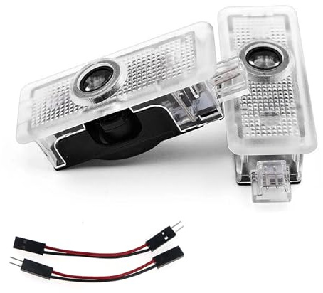 2PCS Car Door Logo Projector Lights, LED Welcome Light for Car Doors, Automotive Door LED Light with Logo Projection Compatible for 3/5/6/7/X1/X2/X3/X4/X5/X6/X7/Z/M/GT Series
