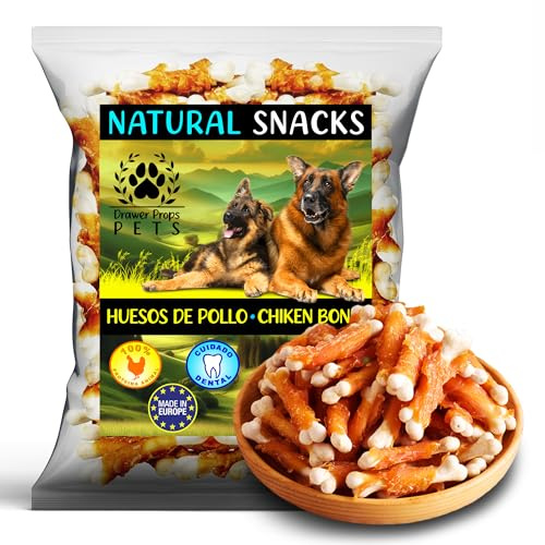 Drawer Props Pets, Chuches, Snacks, Golosinas y Premios Naturales para Perros, Huesos para Perros, 530 g