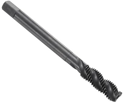 QUARKZMAN Metrisch Gewindeschneider M7 x 1 Gewindebohrer HSS6542 Hochwertiger Nitrierbeschichtete Gewindeschneider Schwarz - 1 Stück