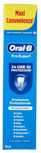 Oral-B Dentifricio Pro-Expert Protezione Professionale con Microgranuli, Menta Dolce 125 ml