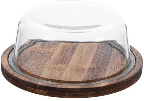 VERDANVERSE Contenedor De Mantequilla Con Tapa Hermética y Cúpula De Dispositivo Para Almacenar Queso y Postres La Nevera Organizador De Cocina Para Mantequilla y Aperitivos