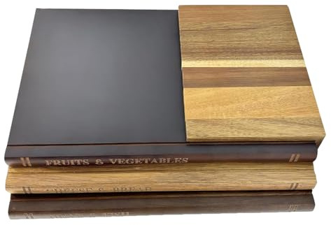 Tablas De Cortar Para Cocina | 3 Piezas Engrosadas Resistentes A Las Manchas Suministros Seguros,Tablas De Picar Para Cocina | Para Pan, Carne, Verduras, el Hogar, la Comida, Uso En Interiores
