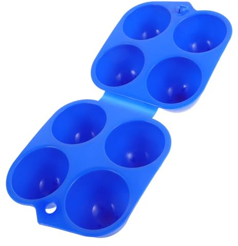 Toddmomy Boîte à Œufs Réutilisable pour Camping et Voyages Organisateur de Réfrigérateur avec Compartiments Fermés Étanches de Rangement pour Œufs