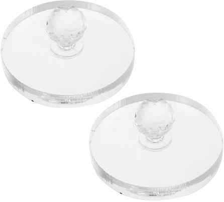 TOPBATHY Strumento per Stampare Ombretto e Correttore, 2 Pezzi in Plastica, per Make-up Occhi e Viso, Compatibile con Polveri, Versatilità e Precisione
