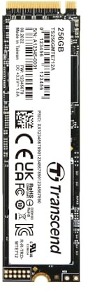 Transcend MTE712A 256GB internal M.2 PCIe NVMe SSD 2280 PCIe NVMe 4.0 x4 Industrial TS256GMTE712A